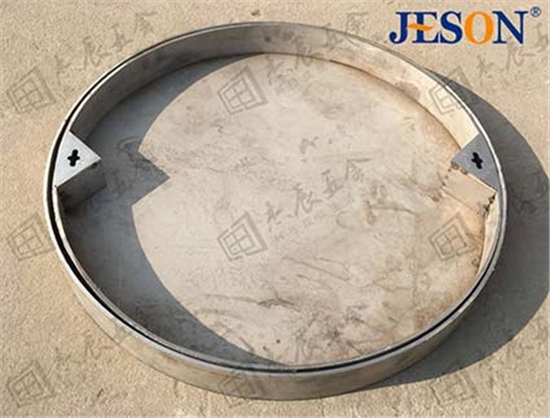 不锈钢圆形井圈隐形井盖